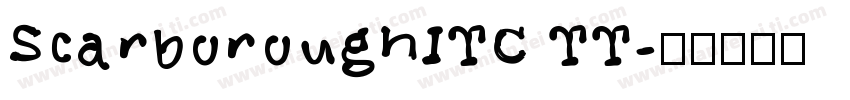 ScarboroughITC TT字体转换